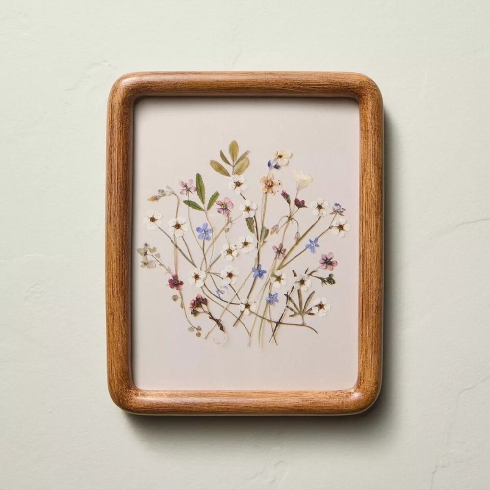 Hearth & Hand Magnolia 8"x10" Pressed WildFlowers Framed Wall Art  - Target